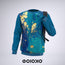 Teal Blue Marble - Sweatshirt