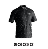 Beaded  - Mandarin Collar Polo T-shirt