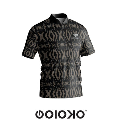 XOXO - Mandarin Collar Polo T-shirt