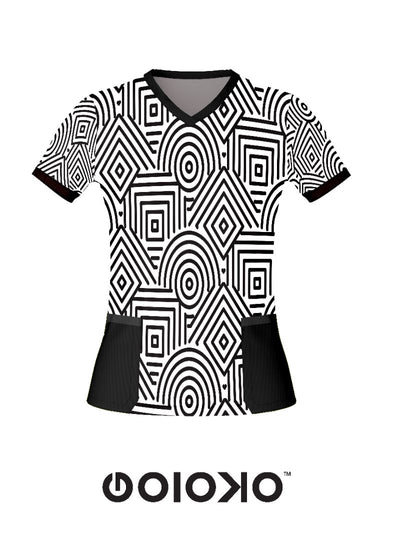 Geometric Illusion - Medical Scrub