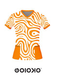Orange Swirl - Medical Scrub