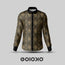 Gold Baroque - Men's Formal Satin Shirt