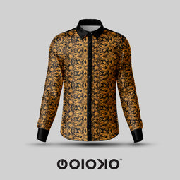 Classic Baroque - Men's Formal Satin Shirt