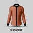 Red Gold Baroque - Men's Formal Satin Shirt