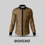 Black Gold Baroque- Men's Formal Satin Shirt