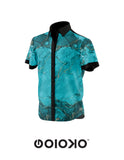 Blue Marble Mens Short Sleeve Shirt