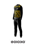Yellow Striped Mens Summer Tracksuit
