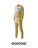 Beige Mens Summer Tracksuit