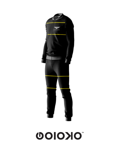 Black & Yellow Mens Summer Tracksuit