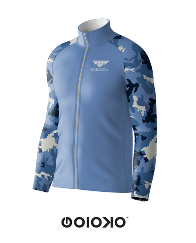 Sports Raglan Jacket Baby Blue Camo