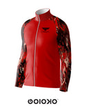 Sports Raglan Jacket Full Red Camo