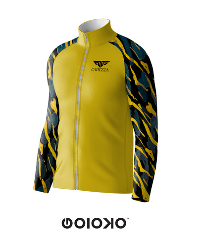 Sports Raglan Jacket Yellow Camo