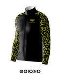 Sports Raglan Jacket Black and Yellow Ribbon Camo