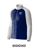 Sports Raglan Jacket Blue and White