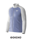 Sports Raglan Jacket Baby Blue and White