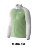 Sports Raglan Jacket Baby Green and White