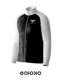 Sports Raglan Jacket Black and White