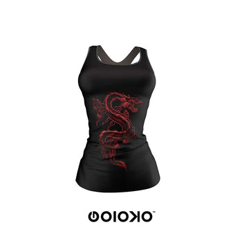 Black Dragon - Body Fit Tank Top