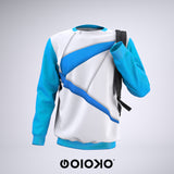 Blue White Vectorise - Sweatshirt