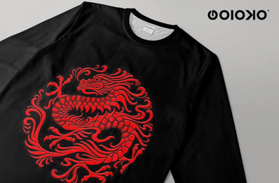 Red Dragon - Long Sleeve T-Shirt
