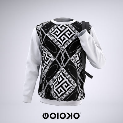Luxury Black White - Sweatshirt