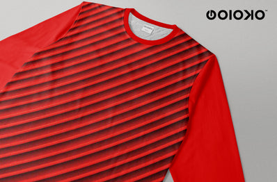 Red Stripe - Long Sleeve T-Shirt