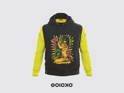 Black & Yellow Lady - Hoodie