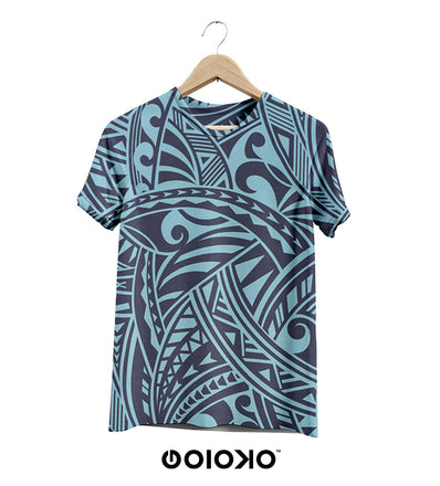 Teal tribal - Short Sleeve T-Shirt