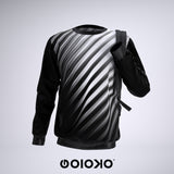 Black Pin Stripe - Sweatshirt