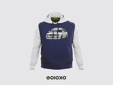 Blue and White Shadowline - Hoodie