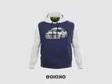 Blue and White Shadowline - Hoodie