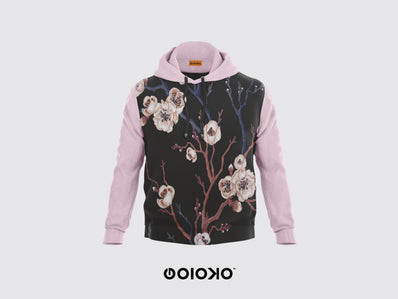Pink and black Trees - Hoodie
