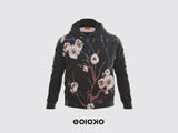 Black Flowers - Hoodie
