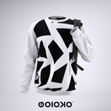 Bedrock Black and White - Sweatshirt