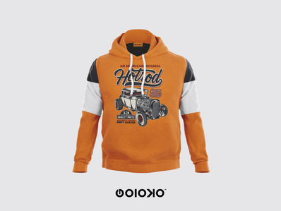 Orange Hotrod - Hoodie