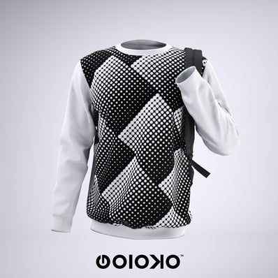 Stepped Dots - Sweatshirt