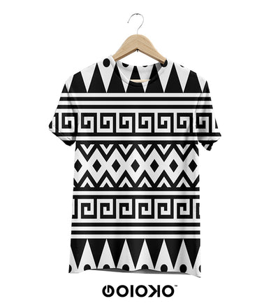 B&W Tirbal- Short Sleeve T-Shirt
