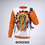 Orange Red Indian - Sweatshirt