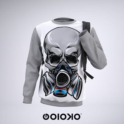 Grey Gas Mask - Sweatshirt