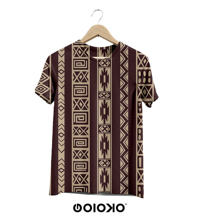 Brown Traditional - Short Sleeve T-Shirt