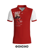 Red Just Fish It - Golf T-Shirt