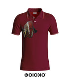 Burgundy Red Indian - Golf T-Shirt