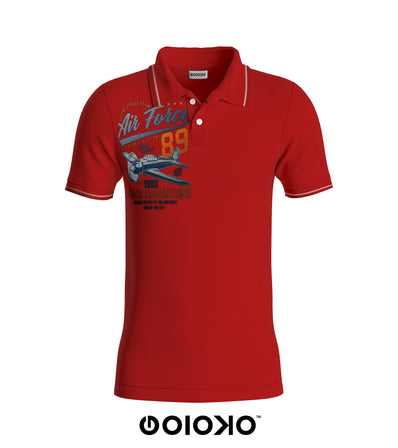 Airforce Red - Golf T-Shirt