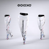 White Marble - Sports Leggings
