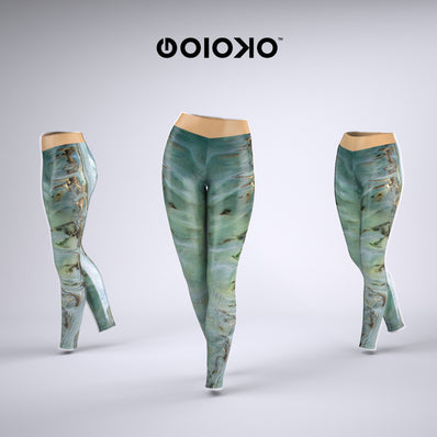 Green Quartz - Sports Leggings