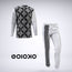 White Baroque - Mens 2 Piece Pajama Set