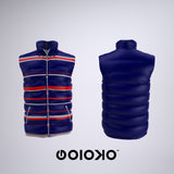Orange Blue Pinstripe - Wind Breaker