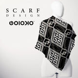 Black White Baroque - Scarf