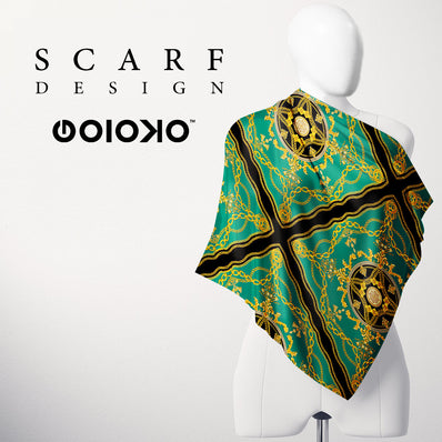 Green Baroque - Scarf