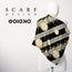 Black Gold Circles Baroque - Scarf